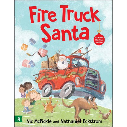 Fire Truck Santa